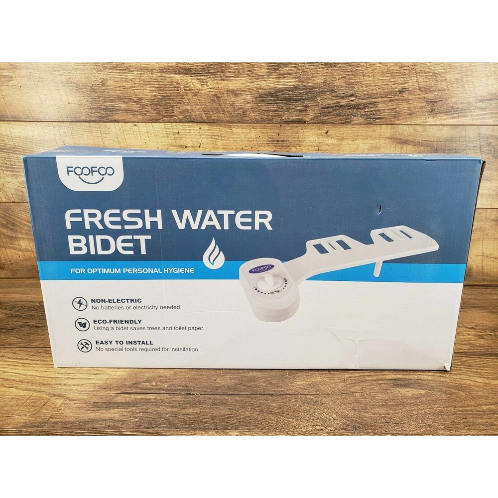 Bidet Fresh Water Spray Foofoo Mechanical White